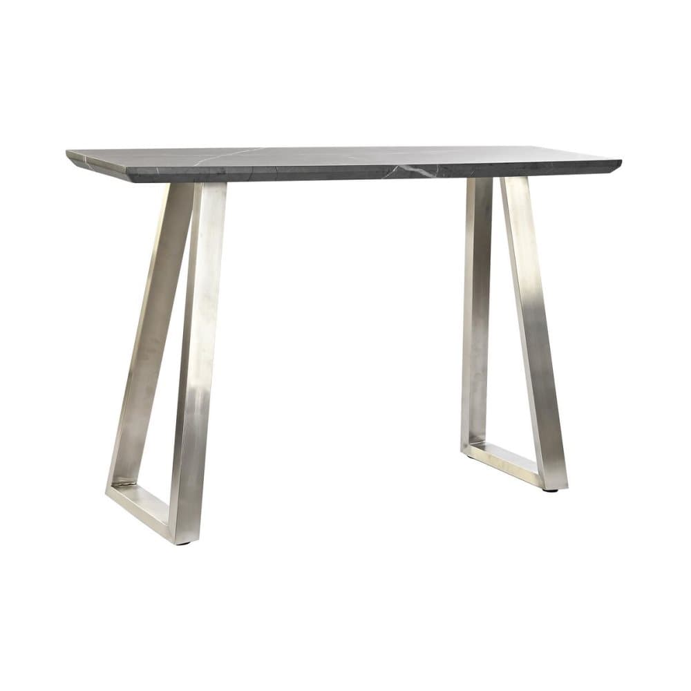 Konsol DKD Home Decor Silvrig Svart MDF Stål Modern (120 x 40 x 76 cm)