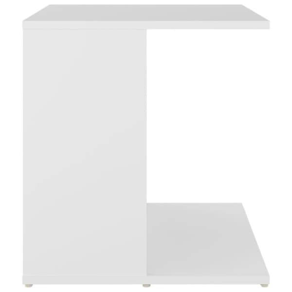 vidaXL sidebord 45x45x48 cm konstrueret træ hvid