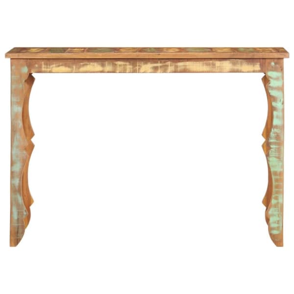 vidaXL Konsollbord 110x40x76 cm gjenvunnet heltre
