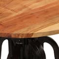 Miniatyrbilde 4 av 10: vidaXL Sidebord 60x(42-62) cm heltre akasie og støpejern