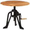 Miniatyrbilde 7 av 10: vidaXL Sidebord 60x(42-62) cm heltre akasie og støpejern