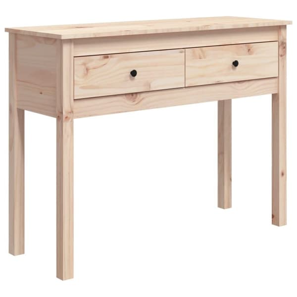 vidaXL Konsollbord 100x35x75 cm heltre furu