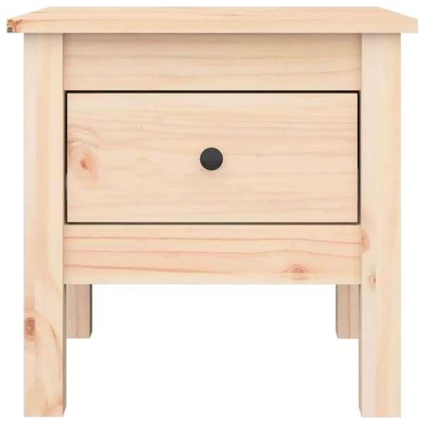vidaXL sidebord 40x40x39 cm massivt fyrretræ