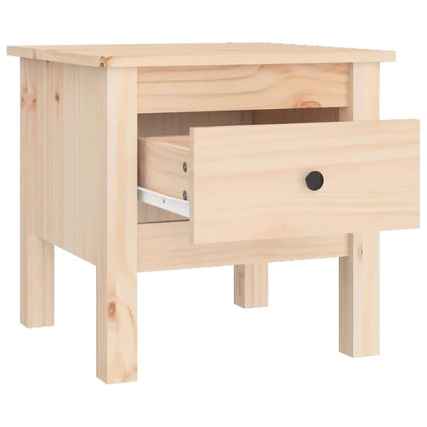 vidaXL sidebord 40x40x39 cm massivt fyrretræ
