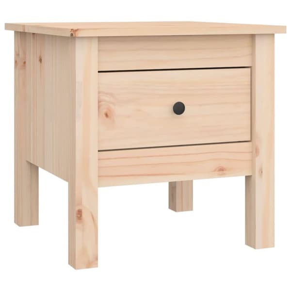 vidaXL sidebord 40x40x39 cm massivt fyrretræ