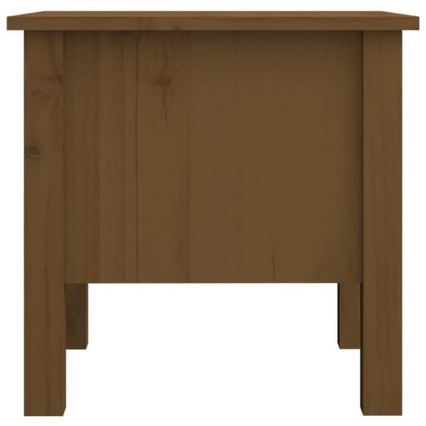 vidaXL Sivupöydät 2 kpl hunajanruskea 40x40x39 cm täysi mänty