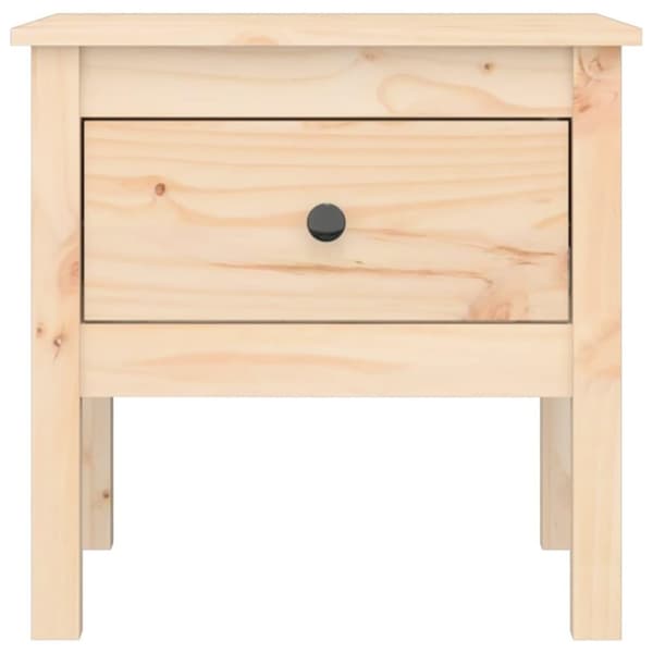 vidaXL sideborde 2 stk. 50x50x49 cm massivt fyrretræ