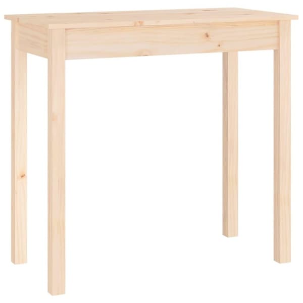vidaXL konsolbord 80x40x75 cm massivt fyrretræ