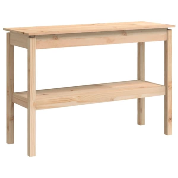vidaXL konsolbord 110x40x75 cm massivt fyrretræ