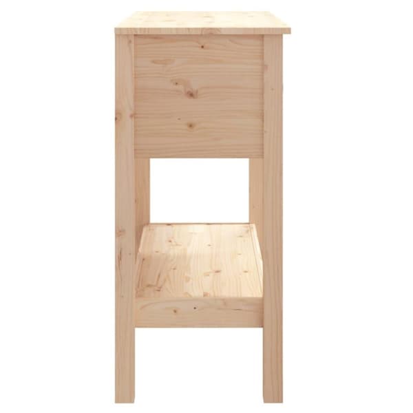 vidaXL Konsolipöytä 75x35x75 cm täysi mänty