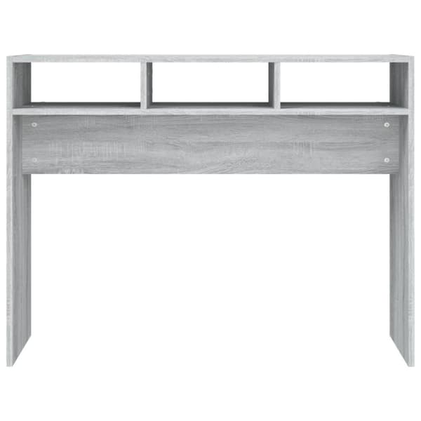 vidaXL Konsolipöytä harmaa Sonoma 105x30x80 cm tekninen puu