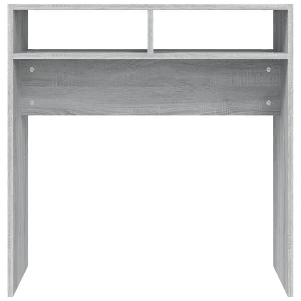 vidaXL Konsolipöytä harmaa Sonoma 78x30x80 cm tekninen puu