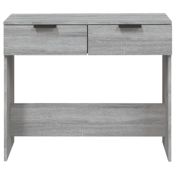 vidaXL Konsolipöytä harmaa Sonoma 90x36x75 cm tekninen puu
