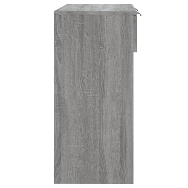 vidaXL Konsolipöytä harmaa Sonoma 90x36x75 cm tekninen puu