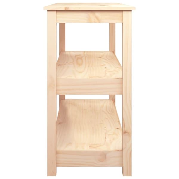 vidaXL konsolbord 110x40x74 cm massivt fyrretræ