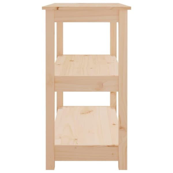 vidaXL konsolbord 80x40x74 cm massivt fyrretræ