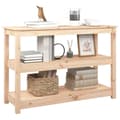 Miniatyrbild 4 av 9: vidaXL Konsolbord 110x40x74 cm massiv furu