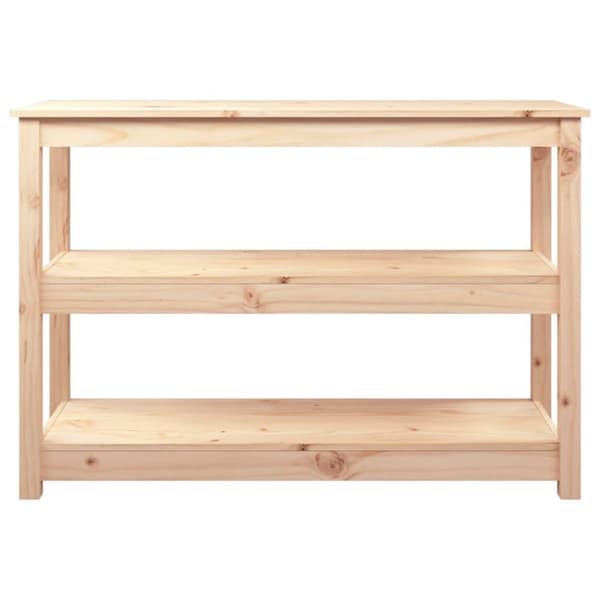 vidaXL Konsolbord 110x40x74 cm massiv furu