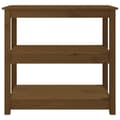 Miniatyrbilde 5 av 9: vidaXL Konsollbord honningbrun 80x40x74 cm heltre furu