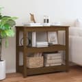 Miniatyrbilde 2 av 9: vidaXL Konsollbord honningbrun 80x40x74 cm heltre furu