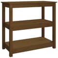 Miniatyrbilde 1 av 9: vidaXL Konsollbord honningbrun 80x40x74 cm heltre furu