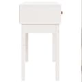 Miniatyrbilde 5 av 10: vidaXL Konsollbord hvit 76,5x40x75 cm heltre furu
