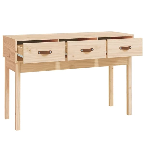 vidaXL Konsolbord 114x40x75 cm massiv furu