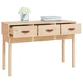 Miniatyrbild 6 av 10: vidaXL Konsolbord 114x40x75 cm massiv furu