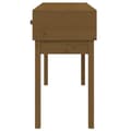 Miniatyrbilde 5 av 10: vidaXL Konsollbord honningbrun 114x40x75 cm heltre furu