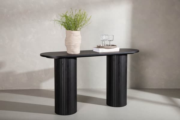 Bianca konsollbord 40x130cm svart.