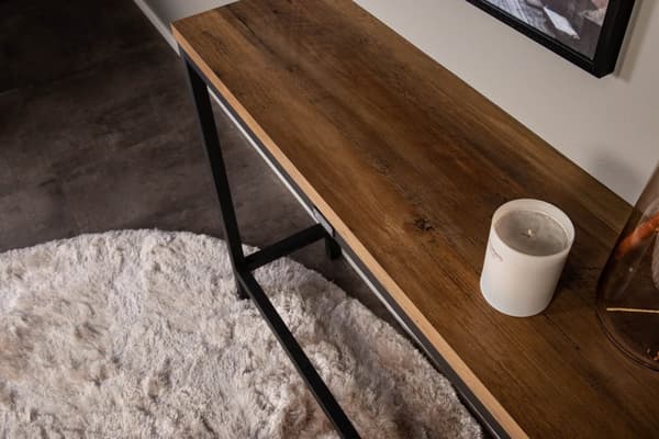 Rise konsollbord 30x110cm svart.