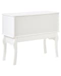 Miniatyrbillede 6 af 8: Konsolbord Hvid MDF 91 x 35 x 75 cm 3 Skuffer Entre Møbler Retro Design
