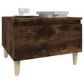 Miniatyrbillede 5 af 11: vidaXL sideborde 2 stk. 50x46x35 cm konstrueret træ røget egetræsfarve