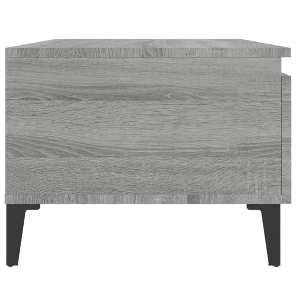 vidaXL Sivupöydät 2 kpl harmaa Sonoma 50x46x35 cm tekninen puu