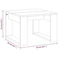 Miniatyrbillede 8 af 10: vidaXL sidebord 50x50x35 cm konstrueret træ røget egetræsfarve