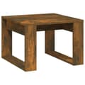 Miniatyrbillede 1 af 10: vidaXL sidebord 50x50x35 cm konstrueret træ røget egetræsfarve
