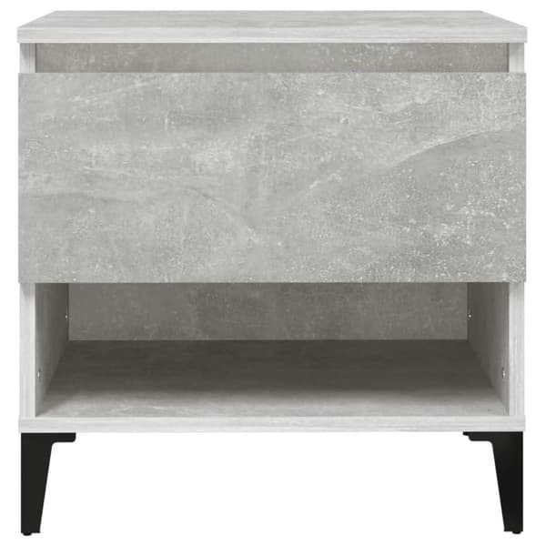 vidaXL sidebord 50x46x50 cm konstrueret træ betongrå