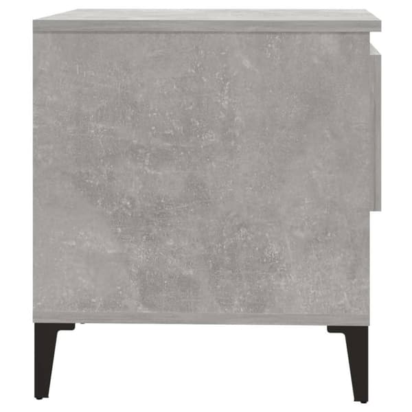 vidaXL sidebord 50x46x50 cm konstrueret træ betongrå