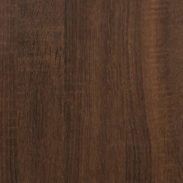 vidaXL sideborde 2 stk. 50x46x50 cm konstrueret træ brun egetræsfarve