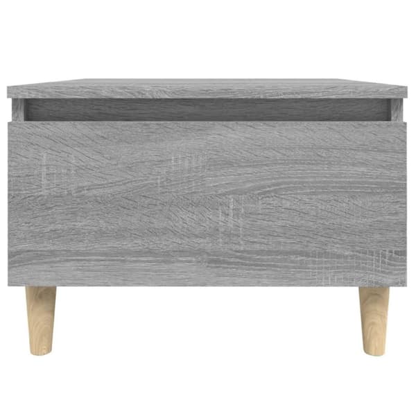 vidaXL Sivupöytä harmaa Sonoma 50x46x35 cm tekninen puu