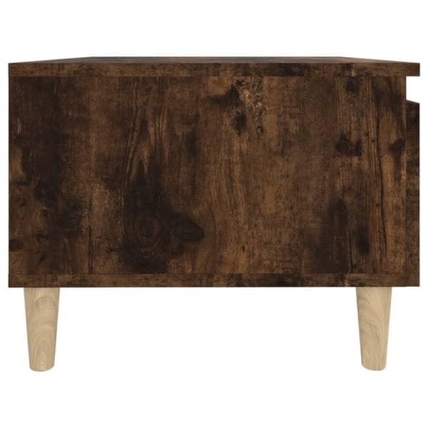 vidaXL sidebord 50x46x35 cm konstrueret træ røget egetræsfarve