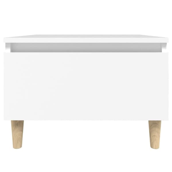 vidaXL sideborde 2 stk. 50x46x35 cm konstrueret træ hvid