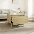 Miniatyrbillede 4 af 11: vidaXL sideborde 2 stk. 50x46x35 cm konstrueret træ sonoma-eg