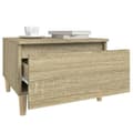 Miniatyrbillede 6 af 11: vidaXL sideborde 2 stk. 50x46x35 cm konstrueret træ sonoma-eg