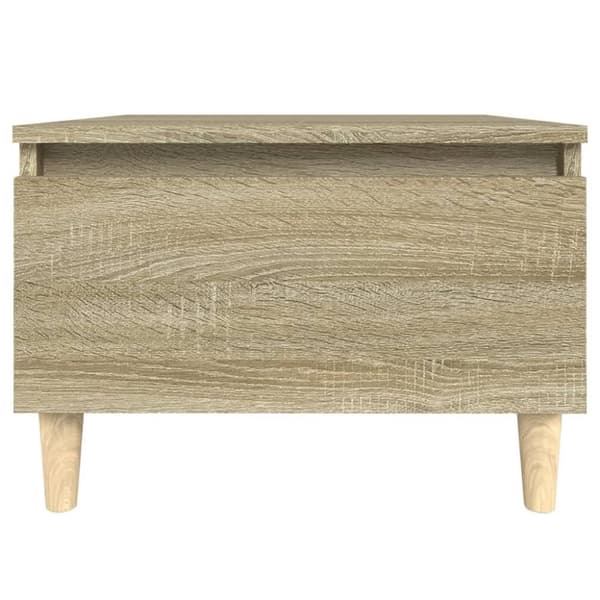vidaXL sideborde 2 stk. 50x46x35 cm konstrueret træ sonoma-eg