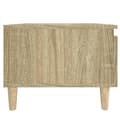 Miniatyrbillede 10 af 11: vidaXL sideborde 2 stk. 50x46x35 cm konstrueret træ sonoma-eg