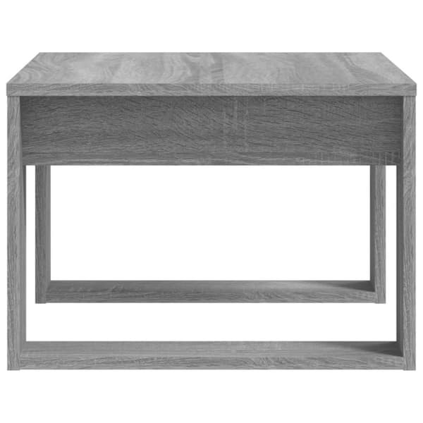 vidaXL Sidebord grå sonoma 50x50x35 cm konstruert tre