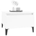 Miniatyrbilde 3 av 11: vidaXL Sidebord 2 stk høyglans hvit 50x46x35 cm konstruert tre