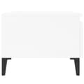 Miniatyrbilde 8 av 11: vidaXL Sidebord 2 stk høyglans hvit 50x46x35 cm konstruert tre