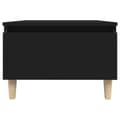 Miniatyrbilde 6 av 11: vidaXL Sidebord svart 50x46x35 cm konstruert tre